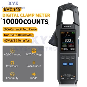 FNIRSI DMC-100 Testeur numérique multimètre AC DC Courant de tension NCV Compteur de pinces