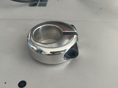 🍀BMX OLD SCHOOL 25.4 ROUND CHROME SEAT CLAMP HUTCH PRO RACER