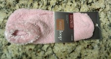 NEW WEST LOOP Women's Pink Snuggly Slipper Socks One Size
