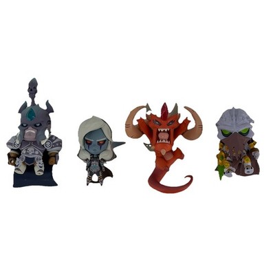 Lot of 4 Cute But Deadly Blizzard, StarCraft, Diablo, World Of Warcraft No Bases