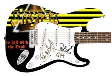 Stryper Signed Autographed Custom Photo Graphics Guitar ACOA ACOA