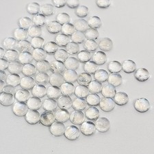 Natural Rainbow Moonstone 5mm Round Cabochon Gemstones Calibrated Lot Wholesale