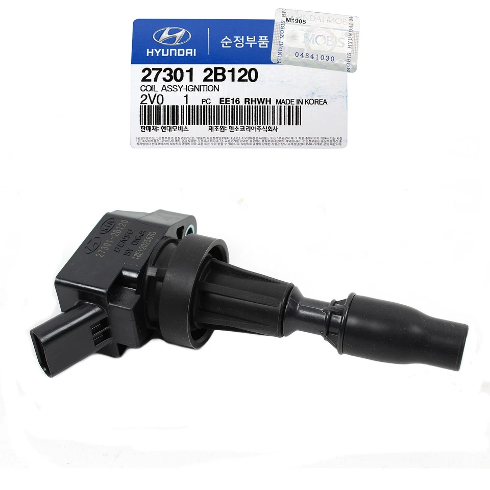 GENUINE Ignition Coil&Iridium Spark Plug 273012B100 for Hyundai Kia Rio 2.0L Foto 2 de 4