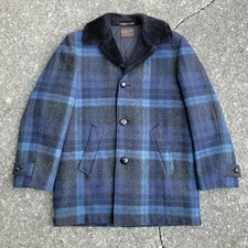 Vintage 60s Pendleton Wool Overcoat Large Unisex