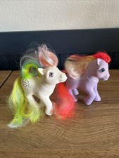 Vintage 1980s My Little Pony Set Of Unicorns Made In Hong Kong