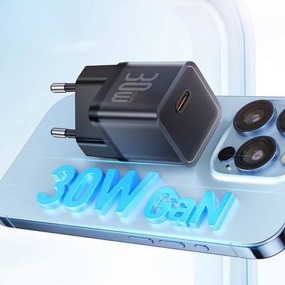 30W GaN Charger Phone Charger for IPhone 16 15 14 13 12 Pro Max USB C Charger