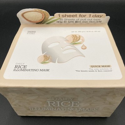 Tenzero in Korea Daily Rice Illuminating Mask  30 sheet pack-NEW-KBeauty-EXP2028