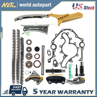 Engine Timing Chain Kit Fits 1997-2010 Ford Explorer 2005-2010 Mustang 4L V6