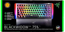 Razer BlackWidow V4 75 Hot-Swap Mechanical Gaming Keyboard, RGB/Black