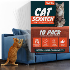 anti Cat Scratch Furniture Protector, 10-Pack Couch Protector from Cat Claws - H