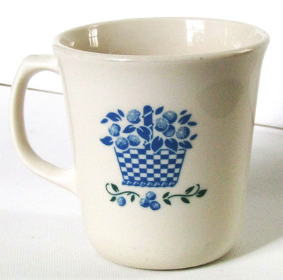 Vintage Corning Corelle BLUEBERRY BOUQUET Coffee Mugs Cups 8 Available