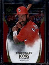 2009 Upper Deck Icons Ozzie Smith Legendary #/999 Cardinals