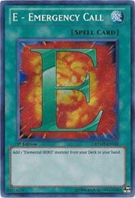 *** E - EMERGENCY CALL *** 1ST EDITION SECRET RARE (LP) YUGIOH!