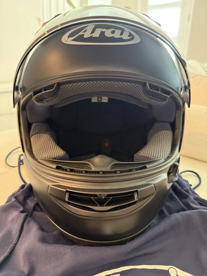 Arai Quantum Helmet XL + Extra Tinted Faceshield - Image 2 of 3