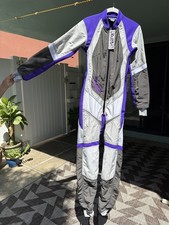 Liquid Sky Freefly Skydiving Jumpsuit Purple Gray Small Tall Long Used
