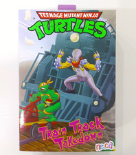 NECA Ultimate Train Conductor Track Takedown Shredder TMNT NYCC 2025 Cartoon
