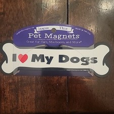 Car Magnet I Love My Dogs