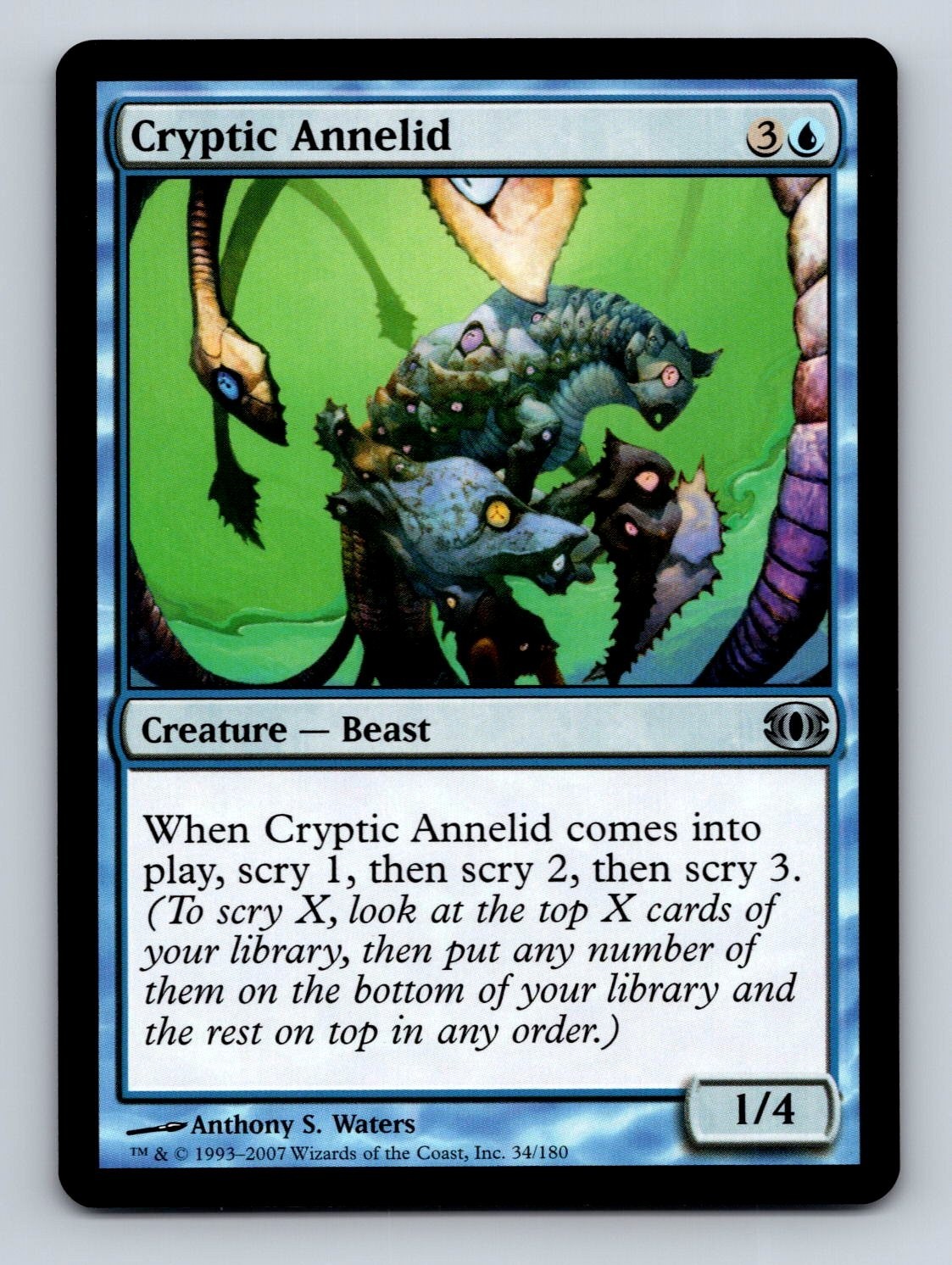 MTG Cryptic Annelid 34/180 Future Sight Regular NM