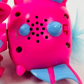 WowWee Fingerlings Baby Dragon Sandy Pink Blue Glitter Interactive Toy Untested