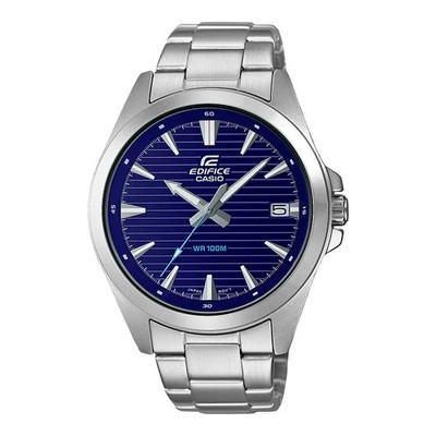 Casio Edifice Blue Dial Men's Sports Stainless Steel Watch EFV-140D-2AVUDF