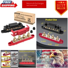 Power Distribution Block Bus Bar, 48V 250A, Safe & Efficient Connections