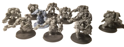 Wolf Guard Terminators Squad x11 Space Wolves Vintage OOP Warhammer 40k