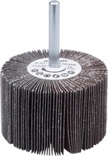 Compact Rotary Flap Wheel Sander 150 Grit - Ideal for Wood, Plastic, & Metal