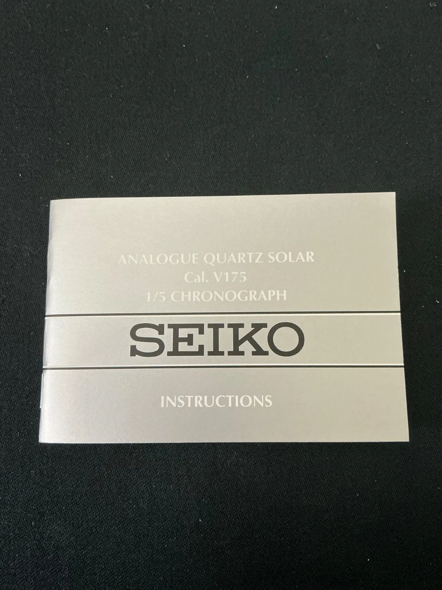 Seiko Watch Manuals, Guides & Catalogs for sale | eBay