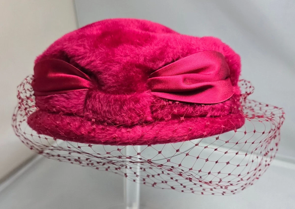 Fur Red Vintage Hats for Women for sale | eBay display picture 2