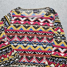 Rafaella Women's MP Multi-Colored Long Sleeves Tops