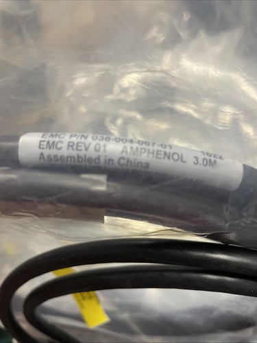 LOT (8)! EMC 038-004-067-01 QSFP 3M & 1M Cable Amphenol Box Opened! $0 SHIP USA! - Afbeelding 7 van 10