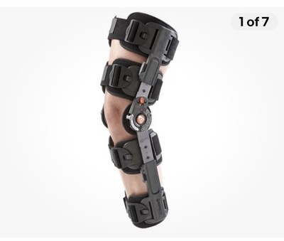 Breg T-Scope Premier Post Op Knee Brace - Black REF 08814 New