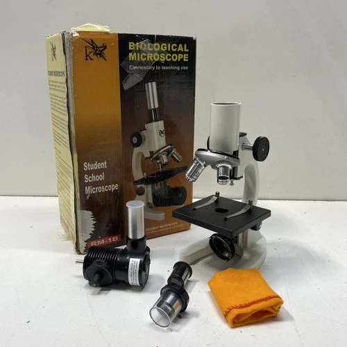 K12 RM-1B Student Biological Microscope School Teaching Tool with Original Box