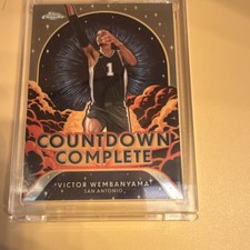Topps 2024-25 Chrome Countdown Complete Victor Wembanyama #CC-1 Spurs NBA Card