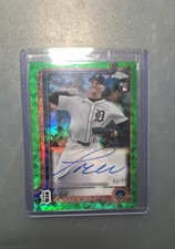 2025 Topps Chrome Logofractor Edition - Rookie Autographs Ty Madden #RA-TM Green