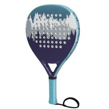 Padel Racket, Carbon Fiber Surface with EVA Memory Flex Foam Core, Shock Abso...