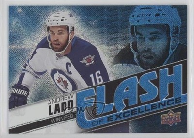 2015-16 GTS Overtime Flash of Excellence Blue Rainbow 23/25 Andrew Ladd 01qm