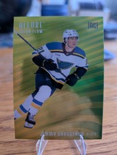 2025-26 Upper Deck Allure - Color Flow Jimmy Snuggerud #CF-29 Yellow Green (RC)