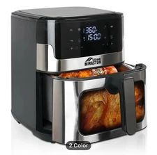 [8.5QT Air Fryer] 8.5QT Large Air Fryer | Smart Touch Screen, 8 Preset Functions