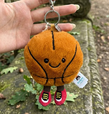 NWT Jellycat Basketball Plush Keychain Bag Charm Cute Holiday Gift Soft Toy 2026