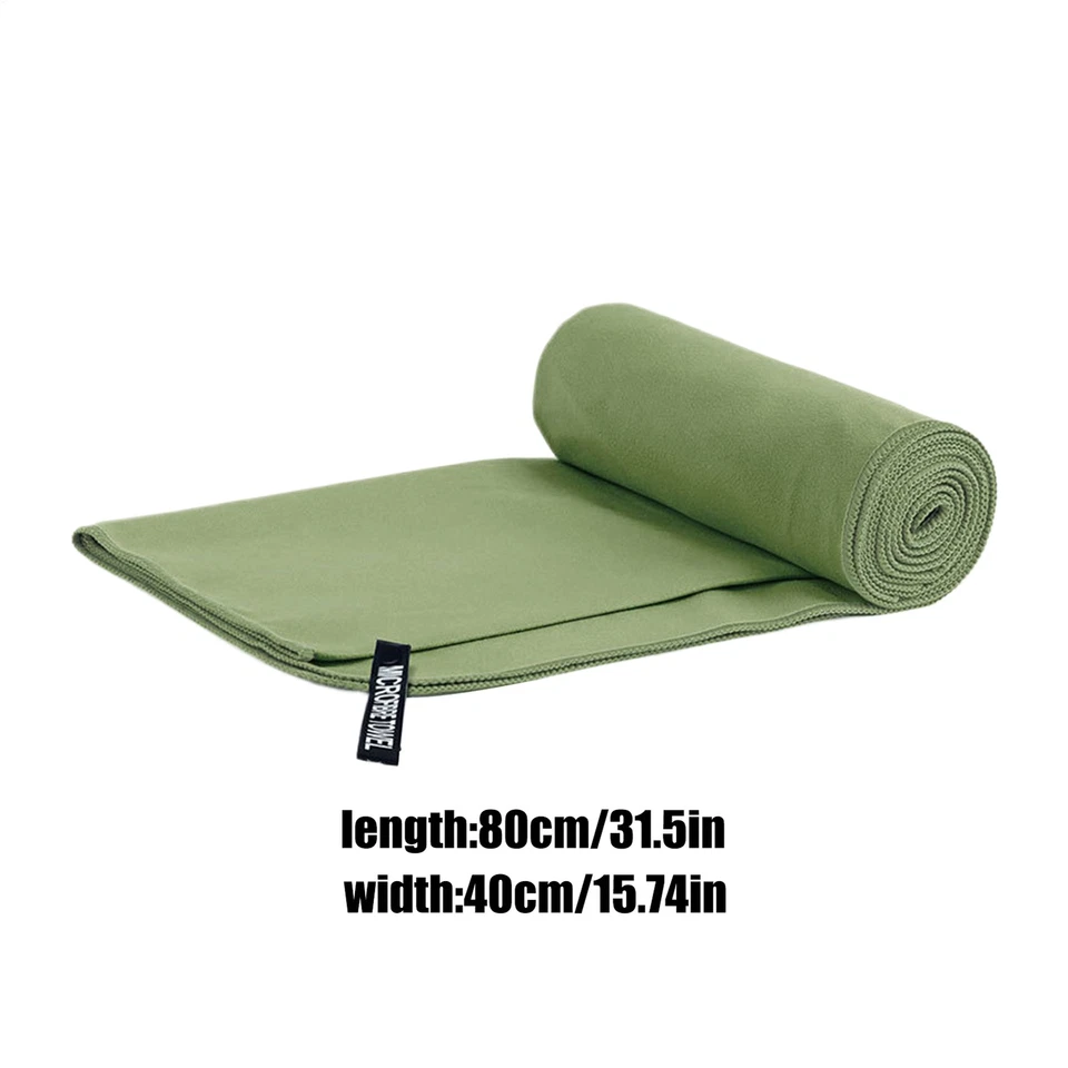 Toalla de Secado Rápido Microfibra Toalla de Viaje de Secado Rápido Super Absorbente Suave Foto 2 de 4