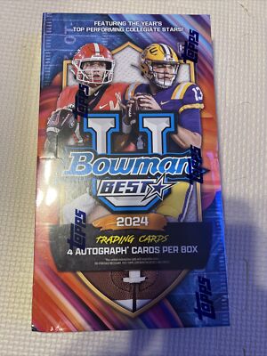 2024 Bowman Best U Football hobby box factory sealed