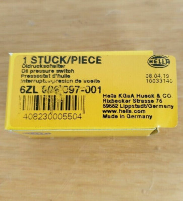 Hella 6ZL006097001 Oil pressure switch UR