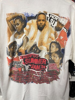 VTG HOT97 2004 Summer Jam t-shirt XLarge y2k 93.7 dmx 50