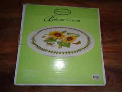 Portmeirion BOTANIC GARDEN Round Sunflower Platter Helianthus Annuus