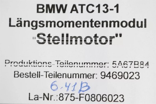 5A1F8A0 Stellmotor Verteiler Getriebe ATC13-2 NEU OEM BMW 2er G42 230iX M240iX - Bild 13 von 13