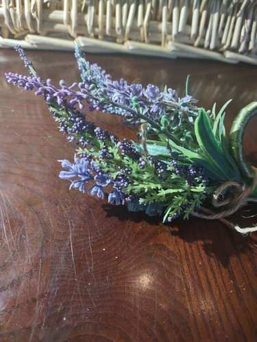Pier 1 Flower Lavender Look Napkin Holder-Brand New-SHIPS N 24 HOURS - Picture 2 of 4