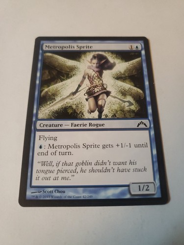 MTG Metropolis Sprite Gatecrash 42/249 Regular Common - Picture 1 of 2