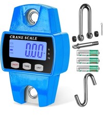 Digital Hanging Scale 660lb 300kg Crane Scale for Farm Hunting Fishing Archery