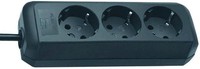 Brennenstuhl Eco-Line Steckdosenleiste Mehrfachstecker 1,5 M 3-Fach Schwarz